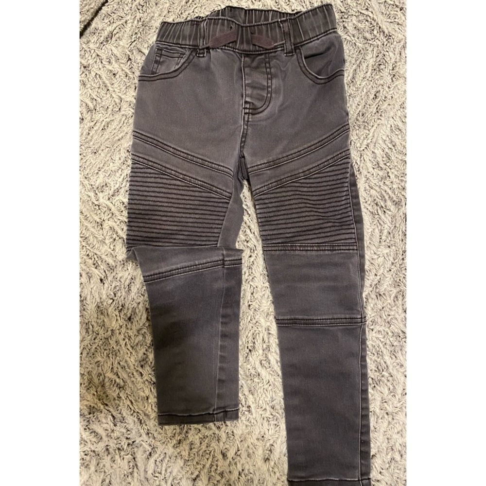 Boys grey Moto pants